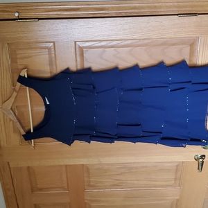 Navy blue cocktail dress